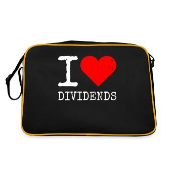 Dividendes J’aime Dividendes J’aime Actions Marché boursier - Sac Retro - noir/or - Dos