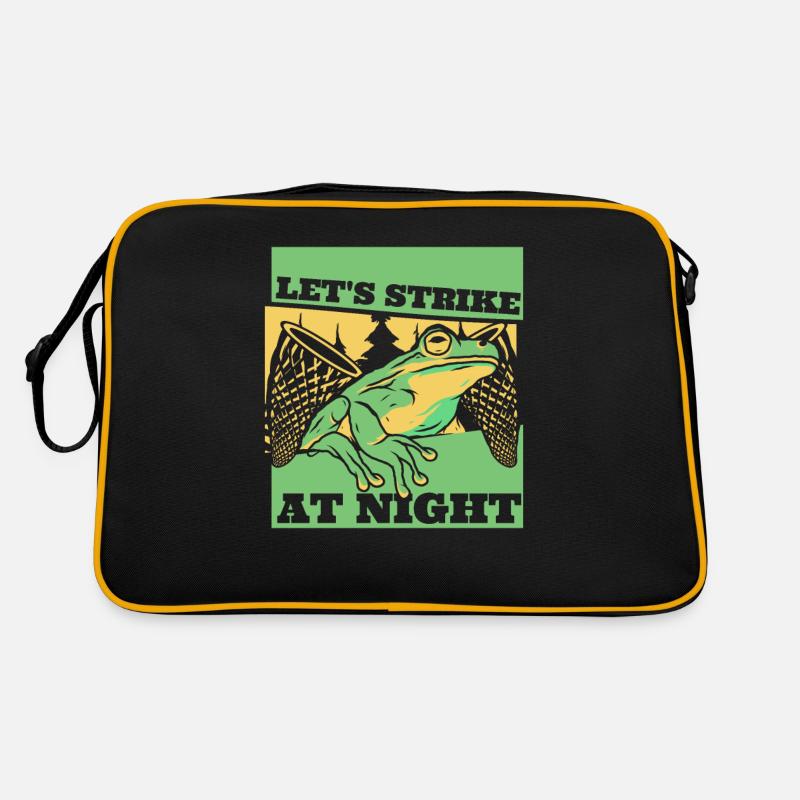 Let's Strike At Night Toad Tadpole Frog Retro Bag