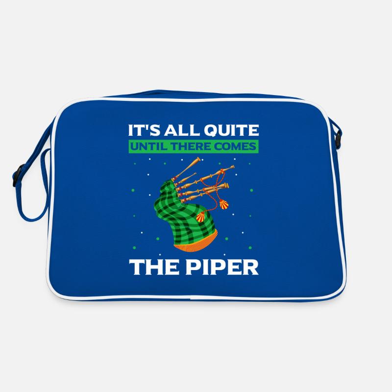 Bagpipe Quote for Scots and Bagpipe Musicians Retro Bag