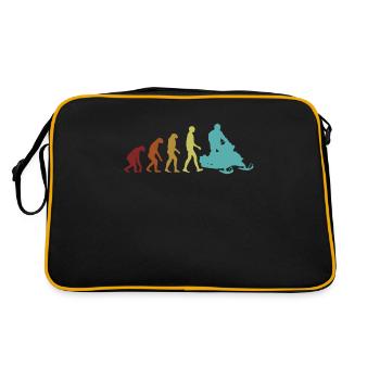 Snowmobile Evolution Snowmobile snowmobiles - Retro Bag - black/gold - Back