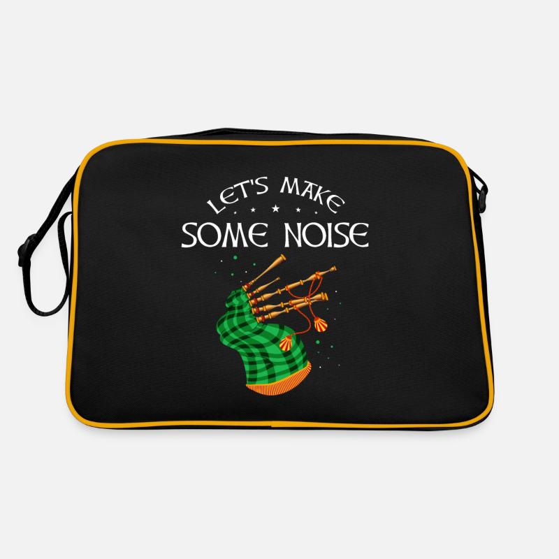 Bagpipe Design for Scotland Pride and Bagpipes Retro Bag