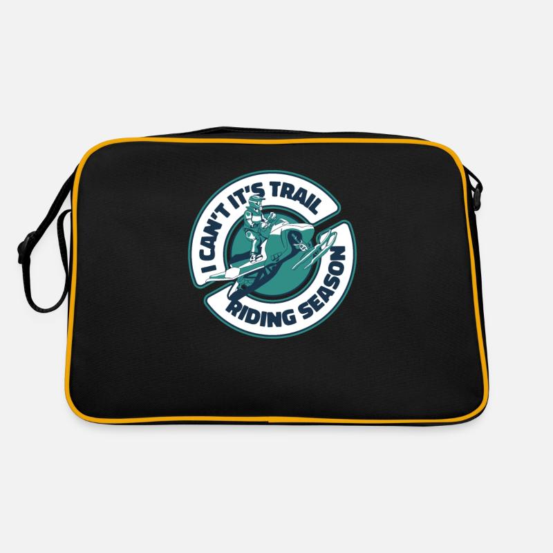 Je ne peux pas c’est la saison de trail moto de neige Sac Retro