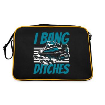 I Bang Ditches Motoneige Conducteurs de motoneige - Sac Retro - noir/or - Dos