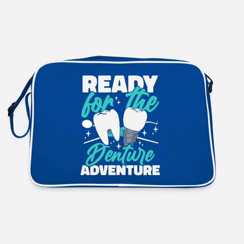 Ready For The Denture Adventure Dental Lab Retro Bag