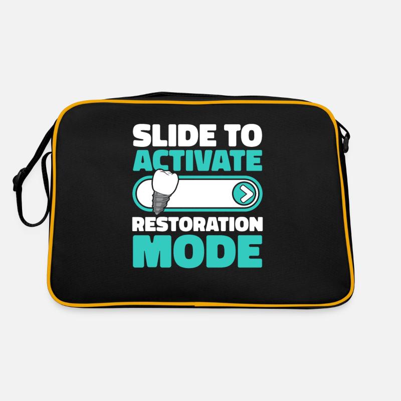 Glisser pour activer le mode de restauration Dental Lab Sac Retro