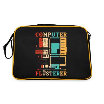 Computer Whisperer Computer Scientist Admin - Retro Bag - black/gold - Back