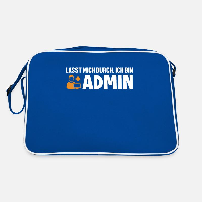 Lasst Mich Durch Ich Bin Admin Informatiker Retro Tasche