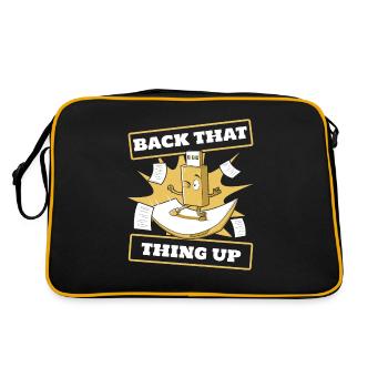 Back That Thing Up IT Operations Computer Scientist - Retro Bag - black/gold - Back