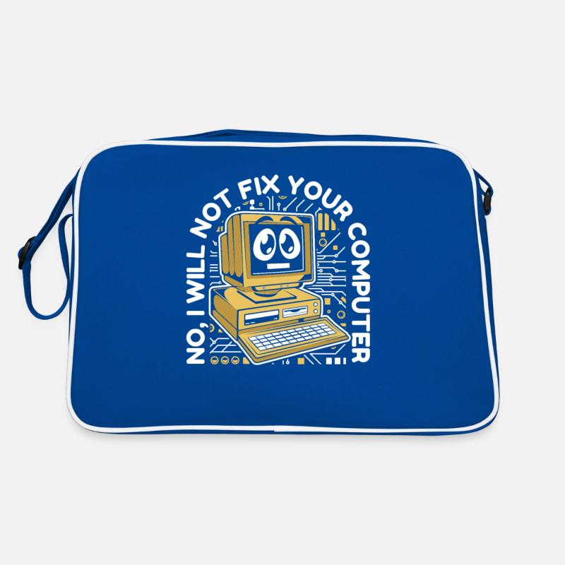 I will not fix your computer IT operations admin Retro Bag