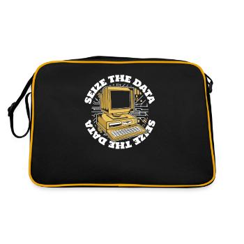 Seize The Data Admin IT Operations Computer Scientist - Retro Bag - black/gold - Back