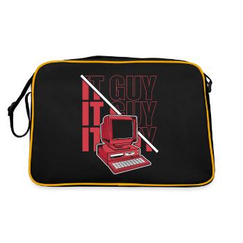 IT Guy Computer Scientist Admin IT Operations Administrator - Retro Bag - black/gold - Back