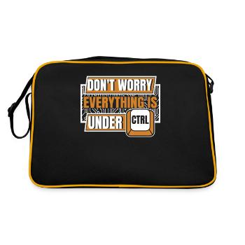 Everything Is Under Ctrl Admin IT Operations - Retro Bag - black/gold - Back