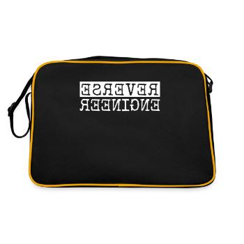 Reverse Engineer Software Engineer Developer - Retro Bag - black/gold - Back