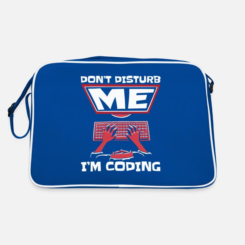 Don't Disturb Me I'm Coding Developer Coder Retro Tasche