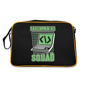 Programming Squad Software Developer Developer - Retro Bag - black/gold - Back