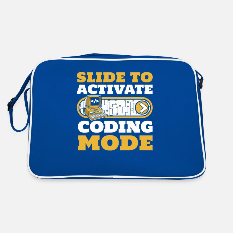 Faire glisser pour activer le codeur du développeur en mode codage Sac Retro