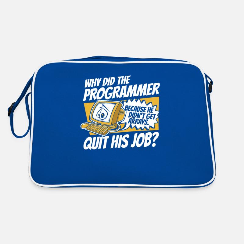 Pourquoi Programmer a-t-il quitté Job Developer Coder Sac Retro