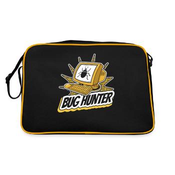 Bug Hunter Software Engineer Developer Coder - Retro Bag - black/gold - Back