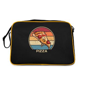 Retro Pizza Tray Pizza Oven Pizza Pizza Lovers - Retro Bag - black/gold - Back