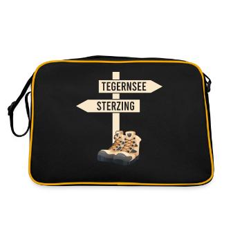 Traversée des Alpes Tegernsee Sterzing - Sac Retro - noir/or - Dos