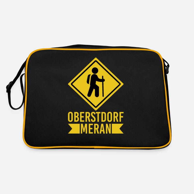 Alpenüberquerung Oberstdorf Meran E5 Fernwanderweg Retro Tasche