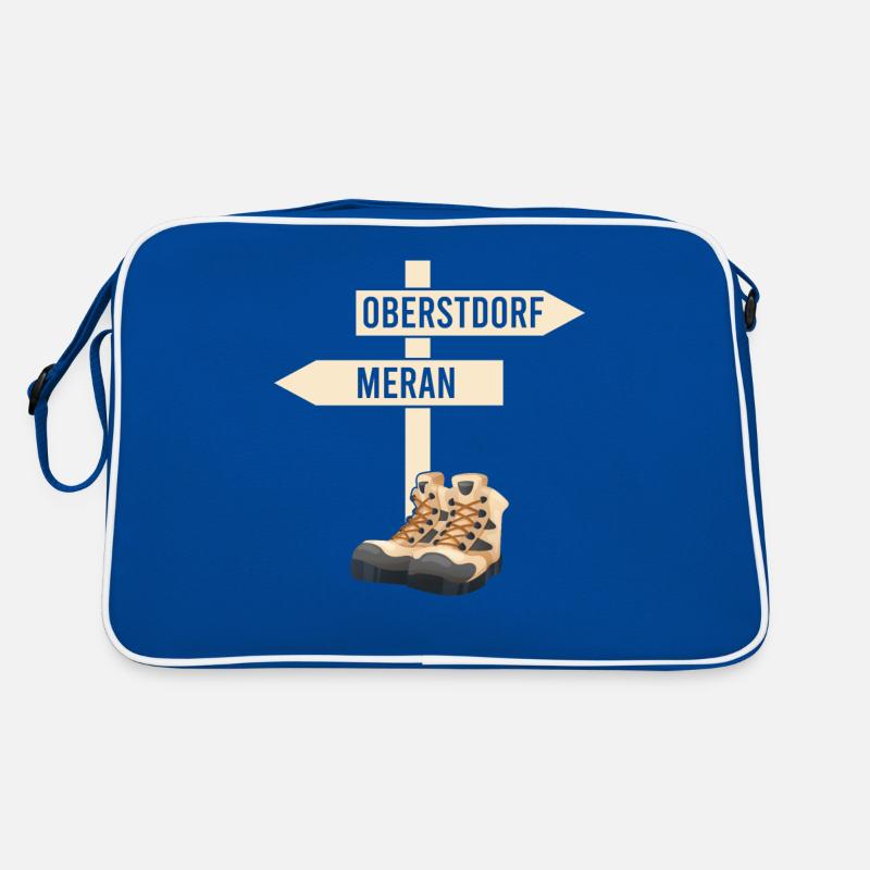 Alpenüberquerung Oberstdorf Meran E5 Fernwanderweg Retro Tasche
