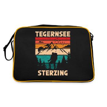 Traversée des Alpes Tegernsee Sterzing - Sac Retro - noir/or - Dos