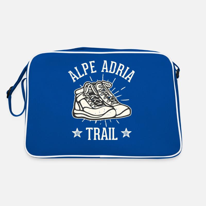 Alpenüberquerung Alpe Adria Trail Ferwanderweg Retro Tasche