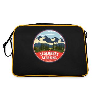Traversée des Alpes Tegernsee Sterzing - Sac Retro - noir/or - Dos