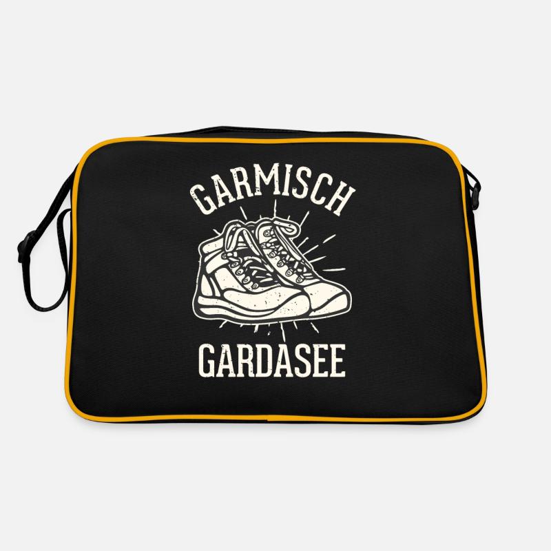 Alpenüberquerung Garmisch Gardasee Retro Tasche
