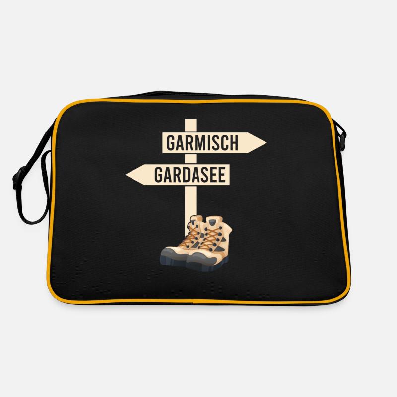 Alpenüberquerung Garmisch Gardasee Retro Tasche