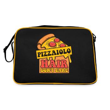 Pizzaiolo Hair Don't Care Pizza Oven Pizza - Retro Bag - black/gold - Back
