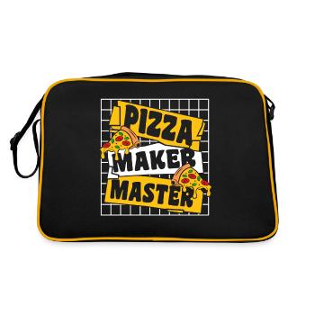 Pizza Maker Master Pizza Oven Pizza Pizza Tray - Retro Bag - black/gold - Back