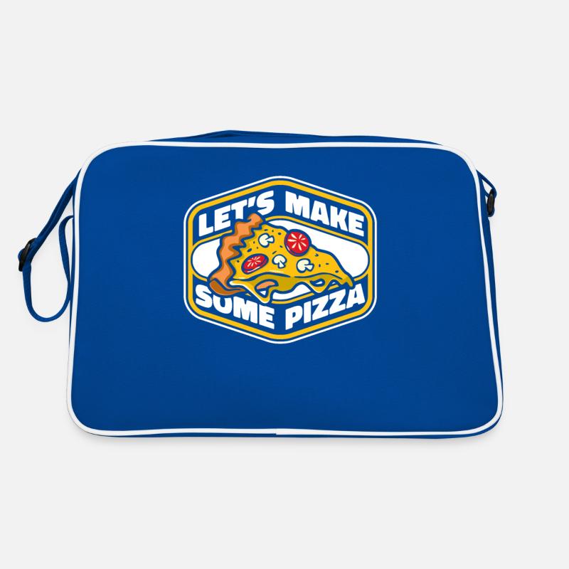 Let's Make Some Pizza Pizza Tray Pizza Oven Pizza Retro Bag