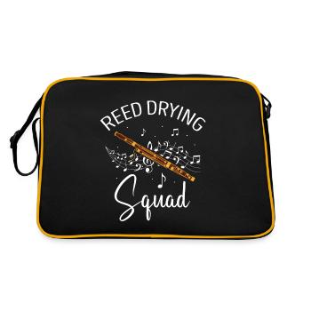 Woodwind instrument and bassoon wind instrument - Retro Bag - black/gold - Back