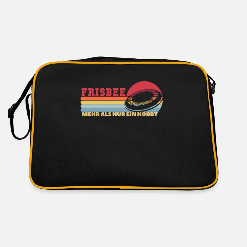 Frisbee mehr als ein Hobby Korb Scheibe Disc Retro Tasche