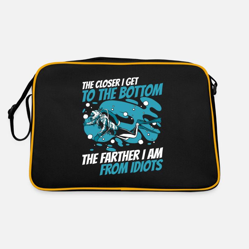 Plus près du bas Le plus loin des idiots Sac Retro