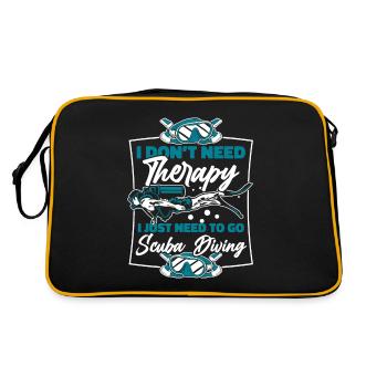 J’ai juste besoin d’aller faire de la plongée sous-marine Palmes de plongée - Sac Retro - noir/or - Dos