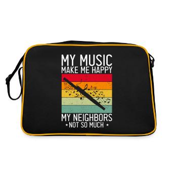 Bassoon for bassoon reed and bassoonist - Retro Bag - black/gold - Back