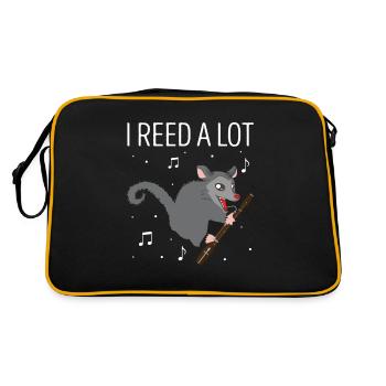 Woodwind instrument and bassoon wind instrument - Retro Bag - black/gold - Back