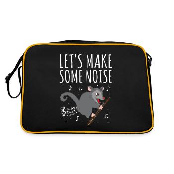 Woodwind instrument and bassoon wind instrument - Retro Bag - black/gold - Back