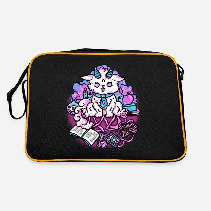 Demons Cat Summoning Cute Cat Devil Retro Bag