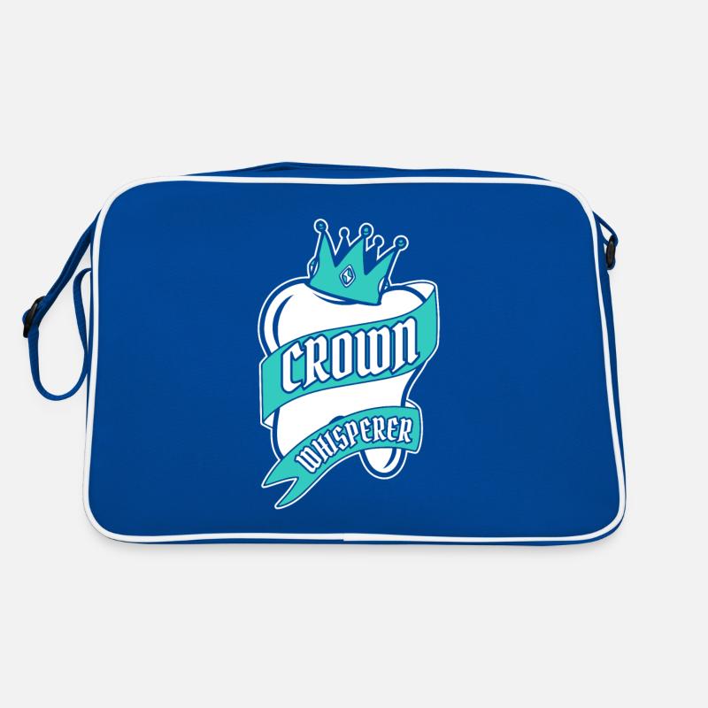 Crown Whisperer Zahnlabor Dentallabor Retro Tasche