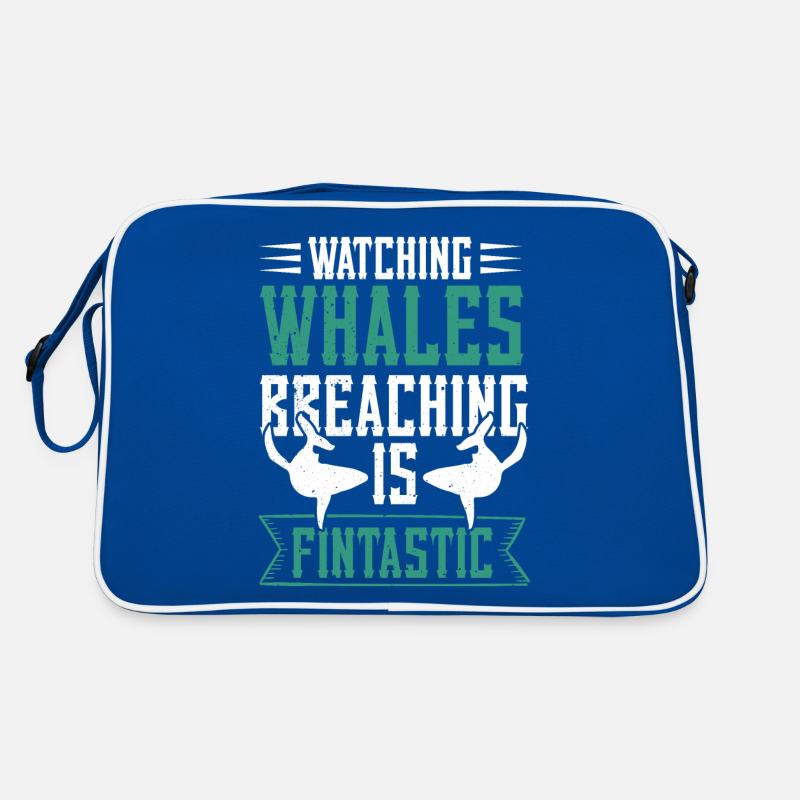 Beluga Whale Design for Marine Mammals and Orca Retro Bag