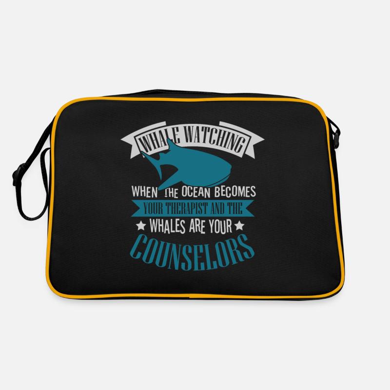Conception de bélugas pour mammifères marins et orques Sac Retro