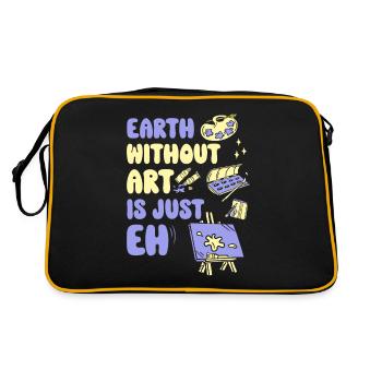 Professeur d’art Drôle de dicteur Cours d’art Cours d’art - Sac Retro - noir/or - Dos