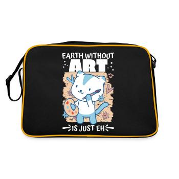 Professeur d’art Drôle de dicteur Cours d’art Cours d’art - Sac Retro - noir/or - Dos