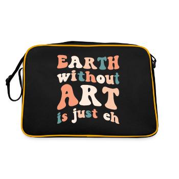 Professeur d’art Drôle de dicteur Cours d’art Cours d’art - Sac Retro - noir/or - Dos