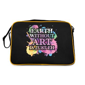 Professeur d’art Drôle de dicteur Cours d’art Cours d’art - Sac Retro - noir/or - Dos