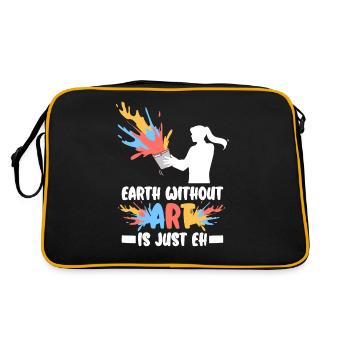 Professeur d’art Drôle de dicteur Cours d’art Cours d’art - Sac Retro - noir/or - Dos
